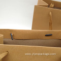 Recyclable Kraft Custom Shopping Paper Bag with handle